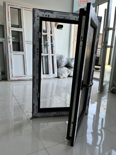 Plastik pəncərələr: Yeni İkiqat şüşə paketi Plastik pəncərə, Еni: 50 sm, Uzunluğu: 100 sm, Pulsuz quraşdırma — 21