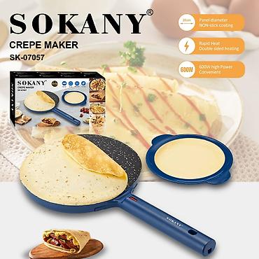 блинный бизнес: Блинница SOKANY SK-07057 - Электрическая блинница для тонких — 1