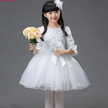 Платья: Детское платье, цвет - Голубой, Новый — 7