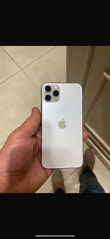 ayfon 11: IPhone 11 Pro, 64 GB, Ağ, Face ID