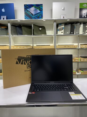 ноутбуки в рассрочку без первого взноса: Ноутбук, Asus, 16 ГБ ОЭТ, AMD Ryzen 7, 16 ", Жаңы, Татаал эмес тапшырмалар үчүн, эс тутум SSD