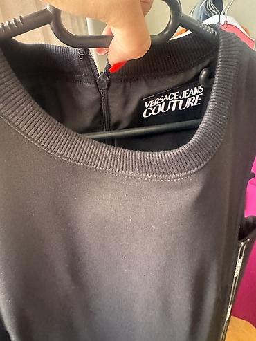 versace kosulja: Versace Jeans Couture qolsuz don - Rəng: qara - Model: qolsuz — 2