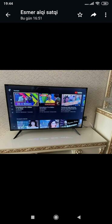 телефоны fly 441 в Азербайджан | FLY: Endirim!!!! Ficher firmasi 117dioqanal smart tv satilir. 1ili tamam