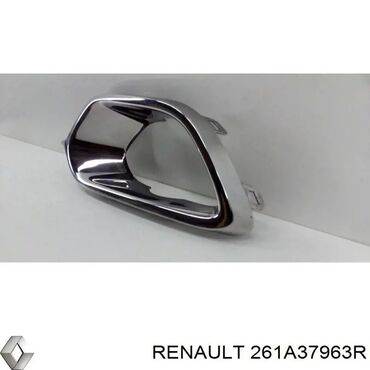 renault logan: Рамка птф (хром) левая Рено Логан, Renault Logan 2014, 2015, 2016