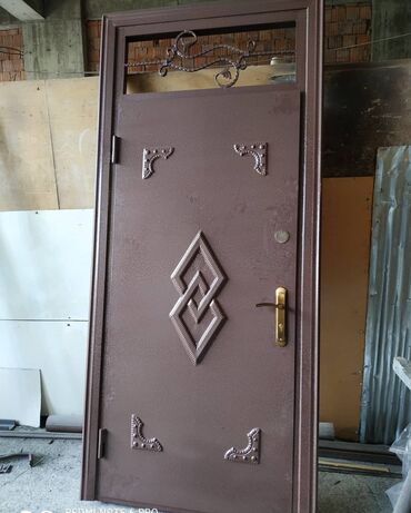 Giriş qapıları: Məhsul: Dəmir giriş qapıları (bir neçə model) - Material: qalın metal — 4