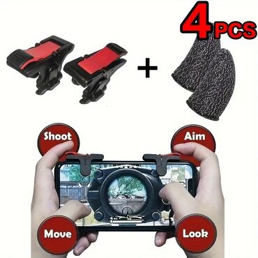 Telefon üçün gamepadlar, triggerlər: PULSUZ ÇATDIRILMA😋 Zəmanətli Oyun köməkçisi.Mobil oyunlar üçün nəzərdə