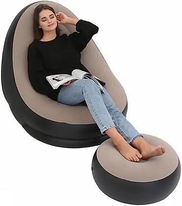 lounge: Надувное кресло, Новый, Бесплатная доставка, Самовывоз, цвет - Серый — 5