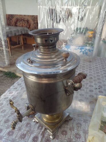 Samovarlar: İşlənmiş Od Samovar, 5 l, Pulsuz çatdırılma, Ödənişli çatdırılma, Rayonlara çatdırılma