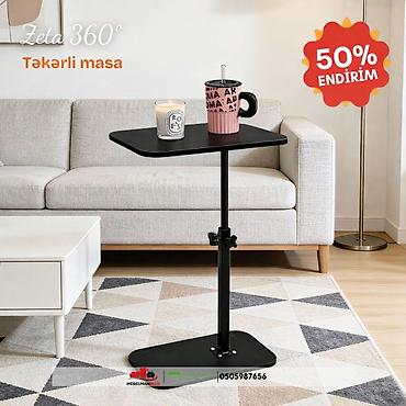 Masalar: Jurnal masası, Yeni, Transformer, MDF, Dördbucaq masa — 1