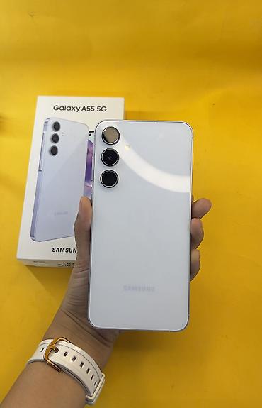 айон ай 60: Samsung Galaxy A55 5G, Б/у, 128 ГБ, цвет - Белый, В рассрочку, 2 SIM — 1