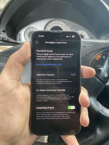 iphone 12 pro max islenmis: IPhone 14 Pro, Deep Purple, Simsiz şarj — 3