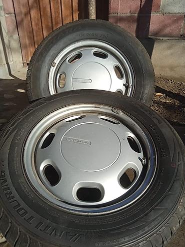 Шины: R 14/185/70 продаю комплект колёс б/у гольф Пассат и.т.д с 90% — 8