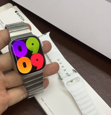 Наручные часы: Apple watch 9 😍 Качество Node ✅ Батарея на неделю 🔋 Подключается на