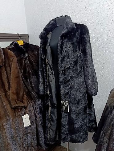 старинный вещи: Шуба, Норка, Длинная модель, Канада, XL, 2XL — 7