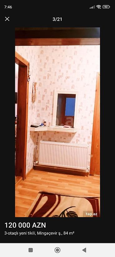 salyanda evler: Mingəçevir şəhərində 3 otaqlı yeni tikili mənzil – 84 m² 5 mərtəbəli — 4