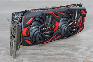 Корпусы ПК: Видеокарта, Б/у, MSI, Radeon RX, 8 ГБ, Для ПК