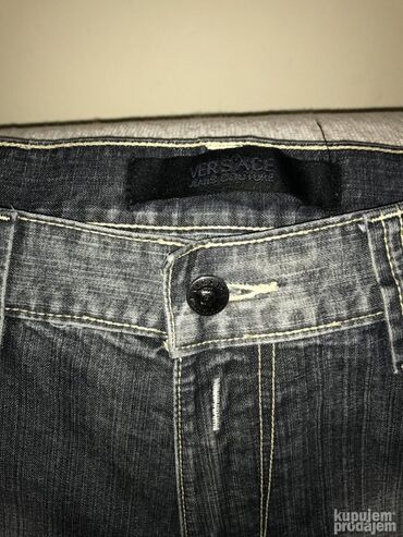 Farmerke: Original VERSACE farmerice 36 NOVE 100% cotton Polustruk 48cm — 3