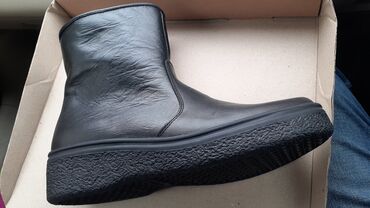 Кроссовки и спортивная обувь: Мужские кожаные сапоги саламандра - Цвет: черный - натуральная кожа — 10