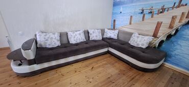 белый рабочий стол: Угловой диван, Б/у, Раскладной, С подъемным механизмом