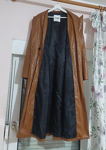 nike jakna type 1: ZARA ženski baloner – karamel smeđa - Model: dugi baloner sa — 7