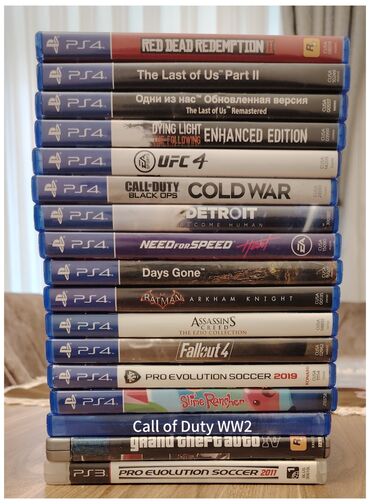 Oyun diskləri və kartricləri: The Last of Us: Part 2, Qarışıq janr, İşlənmiş Disk, PS4 (Sony Playstation 4), Pulsuz çatdırılma