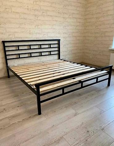 Двуспальные кровати: Двуспальная кровать, Новый, Каркас без матраса, длина - 200 см — 8