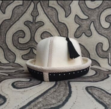 Головные уборы: Традиционный кыргызский калпак - Мужской головной убор национального — 6