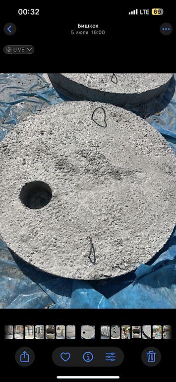 Железобетонные (ЖБИ) кольца для септика: Железобетонное (ЖБИ) кольцо для септика Размер: 110 x 90 x 9 см, Платная установка, Оптом — 8