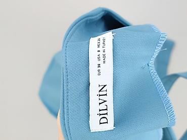 dilvin blue: Spodnie materiałowe damskie, rozmiar S — 4