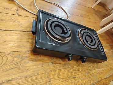 çorek bişiren: Elektrik sobası Stolüstü, 2 gözlü, İşlənmiş — 5