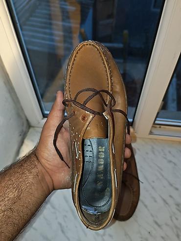 ev üçün açıq qadın şap şapları: Kişi loafer ayaqqabısı – S. A. MOOR brendi - Rəng: tünd — 3
