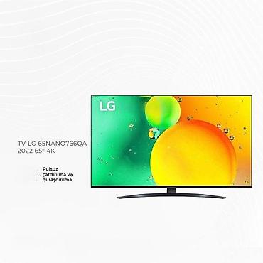 TV və video: Televizor "LG 65NANO766QA 2022 QARA 65" 4K MISIR"LG ✅ İstehsalçı: LG ✅ — 1