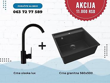 Sudopere: Setovi sudopere i slavine – granitne kade + moderne baterije - Set 1 — 6