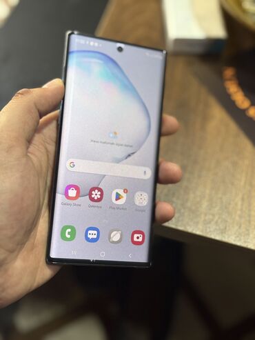 samsung c 2: Samsung Note 10 5G, 256 GB, rəng - Qara, Barmaq izi, Face ID