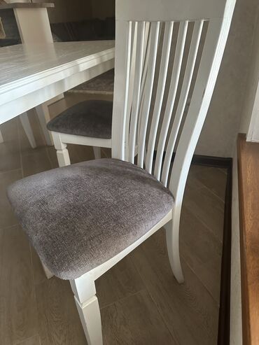 каркасная мебель: Кухонный Стол, цвет - Белый, Б/у