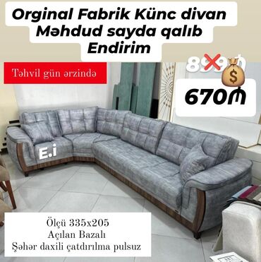 metbex ucun kunc divanlari: Künc divan, Yeni