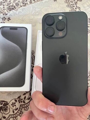 Apple iPhone: IPhone 15 Pro Max, 256 GB, Deep Purple, Sənədlərlə