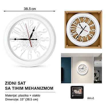 KMT Zidni sat (sa šupljinama) 2001671 Opis: - Okrugli zidni sat sa
