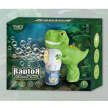 мыльные: 🦖 Raptor Bubble Gun – Мыльный пистолет в виде динозавра! 🫧✨ Подарите — 2