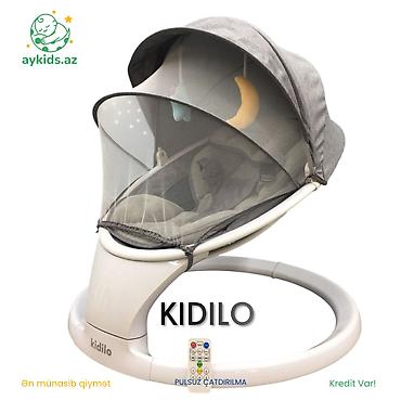 Nənnilər: 🤍 Kidilo Elektrik Yelləncək (Şezlonq) 👶 0+ ay ⚖️ Maksimum çəki: 18 kq — 1