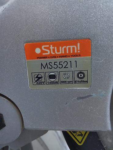 плазма рес: Торцовочная пила Sturm! MS55211

- Тип: электрическая торцовочная пила — 3
