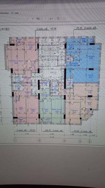 квартиры от подрядчиков: 3 комнаты, 71 м², Элитка, 7 этаж, ПСО (под самоотделку)