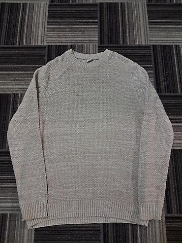кийим: Эркектердин свитери, M, L, XL, Defacto, Колдонулган, түсү - Саргыч боз, Өзү алып кетүү — 1