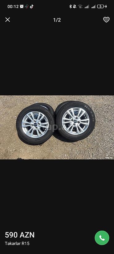 Disk təkərlər: Disk təkər Kia R 15, 5 Boltlu — 2