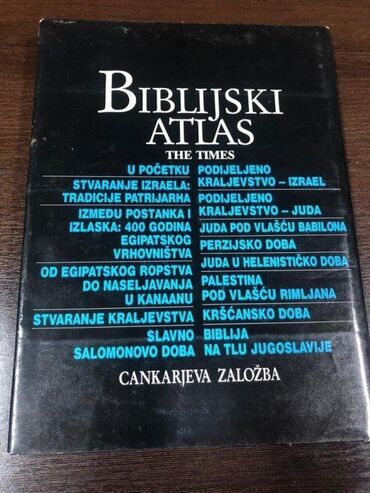 Knjige i stripovi: BIBLIJSKI ATLASThe Times - James B. PritchardIzdavač: Cankarjeva — 4