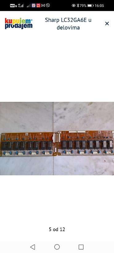 Aksesoari za TV i video: Sharp LC32GA6E – delovi Raspoložive originalne ploče i moduli za TV — 6