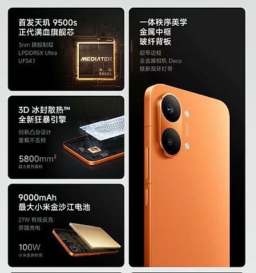 turbo 4 pro: Redmi 256 GB, rəng - Narıncı, Simsiz şarj — 4