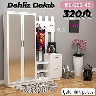 трюмо в прихожую: Dəhliz Dolabı – G_1 modeli Ölçülər: 160 × 200 × 45 sm Qiymət: 320₼ — 1