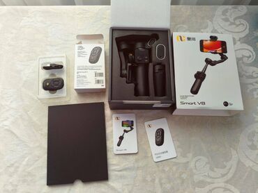 Digər foto və video aksesuarları: Təzə! AOCHUAN Smart V8 Gimbal Stabilizator – AI İzləmə Modulu və Pult
