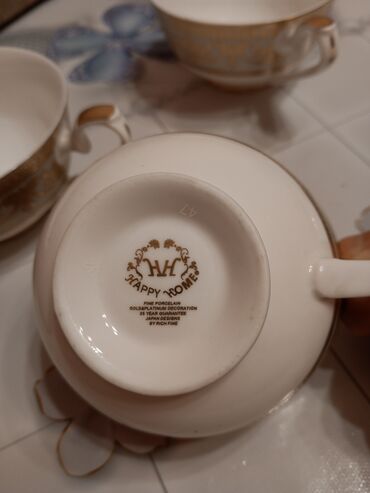 Fincanlar: Fincanlar, rəng - Qızılı — 9